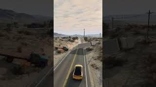 Realistic Highway Car Crashes 128  BeamNG Drive Short Simulation Gameweon [upl. by Attiuqaj]