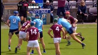 INSPIRATIONAL CHRIS CRUMMEY POINT  GALWAY V DUBLIN  2024 LEINSTER HURLING CHAMPIONSHIP [upl. by Merritt]