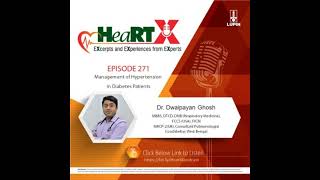 Management of Hypertension in Diabetes Patients  Dr Dwaipayan Ghosh [upl. by Dirgis878]