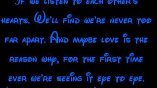 EyeToEye  A Goofy Movie Lyrics HD [upl. by Ecerehs]