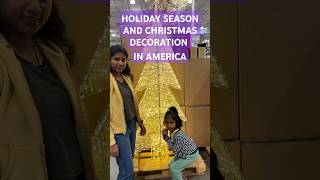 Holiday Season and Christmas Decoration shorts minivlog usatamilvlog [upl. by Siro]