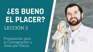 Lección 3 ¿Es bueno el placer  Consagración a Jesús por María en 33 días [upl. by Inele]