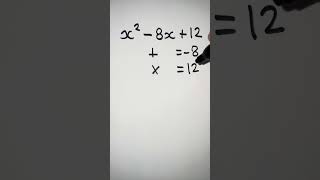 Factorising quadratics with negative coefficient of x shorts [upl. by Lazare736]