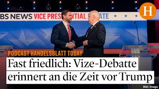 Walz vs Vance TVDuell der USVizekandidaten lief anders als gedacht amp Goldene Mitte Wo liegt [upl. by Hasile683]