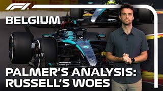 Mercedes’ Error Why Russell Was Disqualified In Belgium  Jolyon Palmer’s F1 TV Analysis  Workday [upl. by Anya]