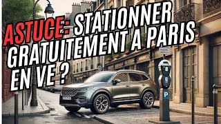 Astuce Comment savoir si vous pouvez stationner gratuitement en VE sur Paris [upl. by Aivirt87]