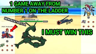 One Game Away From Number 1 On The Ladder Pokemon Showdown Random Battles High Ladder [upl. by Uni]