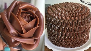 Perfect and Easy Chocolate Cake Recipes  So Yummy Chocolate Cake Decorating Ideas  Top Yummy Cake [upl. by Hemphill876]