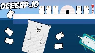 Deeeepio NEW Best Animal POLAR BEAR Deeeepio Gameplay Highlights [upl. by Kimmie]