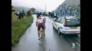 Tour de France 1998  15 Les Deux Alpes Pantani 12 [upl. by Nymsaj]