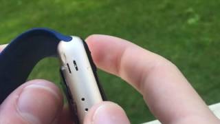 Apple Watch Ejecting Water SloMo [upl. by Enoyrt671]