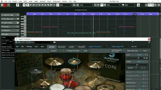 Periphery  Its only Smiles  Superior Drummer 3 Custom preset [upl. by Nohsreg]