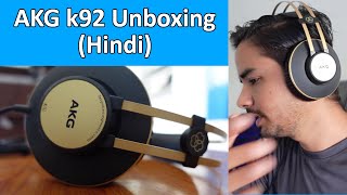 AKG k92 Headphones Unboxing Hindi [upl. by Eniotna]