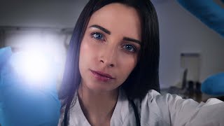 ASMR Deutsch Arzt Roleplay 👩‍⚕️ Augen und Reflex Arzt Check Up German Medical ASMR Roleplay [upl. by Radek]