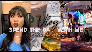 spend the day with me  ft Shake Shack review [upl. by Ettennil]