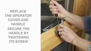 Replace a Split Arm Casement Operator  Andersen Windows [upl. by Olivier]