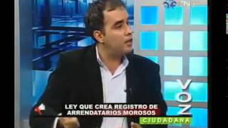 Voz Ciudadana  Ley que crea Registro de Arrendatarios Morosos [upl. by Sublett]