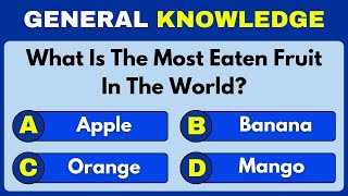 How Good is Your General Knowledge 🧠📚 Take This 30Question Quiz To Find Out Trivia Questions 8 [upl. by Lynne]