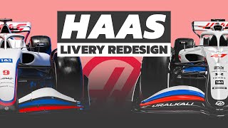 My REVIEW  REDESIGN of the 2022 Haas Formula 1 Car [upl. by Corbin]