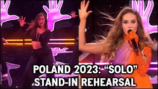 Polands Eurovision 2023 Standin rehearsal quotSoloquot Originally by Blanka  Snippets [upl. by Ridley]