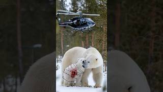 Precious Helicopter helps Polar Bear Cub escape urgent danger [upl. by Keheley846]