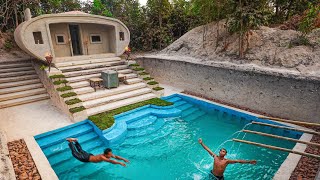 My Summer Vacation How I Built A Million Dollars Underground Private Swimming Pool In Luxury House [upl. by Alik]