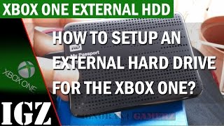 How to setup an External Hard Drive with the Xbox One Troubleshooting Included [upl. by Sayre418]