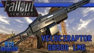 VelociRaptor GR500 LMG  Fallout New Vegas  Mod Spotlight [upl. by Lhary]