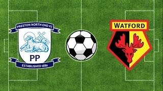 Preston North End vs Watford  Championship 202324  Football Simulation PES 21 [upl. by Caril]