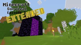 Finding Portals Extended  Minecraft Survival [upl. by Fernando]