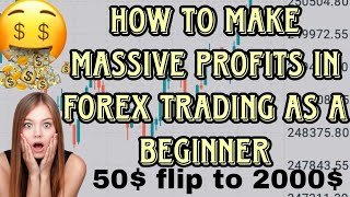 HOW TO MAKE MASSIVE PROFIT IN FOREX TRADING AS A BEGINNERjoin my Telegram channel viralvideo fyp [upl. by Okemak857]