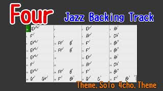 FOUR  Miles Davis BPM200 Jazz Backing Track [upl. by Beshore]