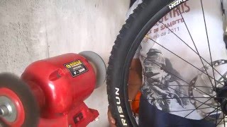 Roda 275 na Bike 26 com Pneus de Cravos Altos [upl. by Reece]