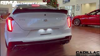 2022 Cadillac CT4V Blackwing Exhaust Revs Cold Start [upl. by Tnomal]