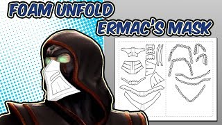 How to unfold in Pepakura  Ermac Mask [upl. by Ahsiele]