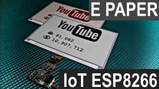 EPaper  ESP8266 Tutorial  Easy Text amp Images [upl. by Uri]