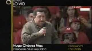 Hugo Chávez quotDoy la orden de una vez me le echan gas del buenoquot [upl. by Olemrac562]