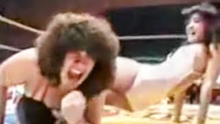 WWC WVR AJW MONSTER RIPPER VS MIMI HIGIWARA TWO OUT OF 3FALLS MATCH 1983 FULLYREMASTERED SD 4K60FPS [upl. by Vivyanne661]