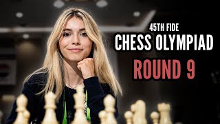 ROUND 9  SWEDEN vs IRELAND  CHESS OLYMPIAD 2024  Hosted by GM Hammer [upl. by Ayekel]