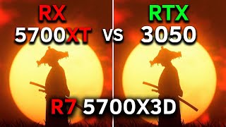 RX 5700 XT 8GB vs RTX 3050 8GB  R7 5700X3D  2024 [upl. by Leakcim]