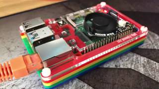 Raspberry Pi 4B 4MB Fan Shim MotionEYE [upl. by Picker]