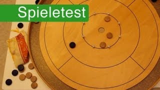 Crokinole Spiel  Anleitung amp Rezension  SpieLama [upl. by Aillimat]