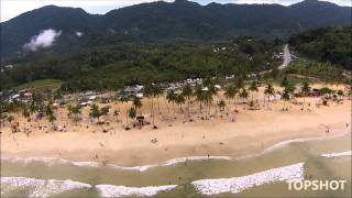 TOPSHOT Maracas Beach Trinidad  rainy day [upl. by Anaitit]