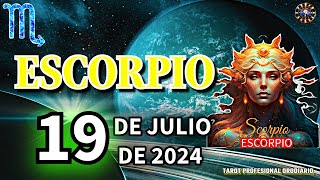 Horóscopo de Hoy  Escorpio  19 de Julio de 2024 Amor  Dinero  Salud Escorpiohoy [upl. by Nonnag799]