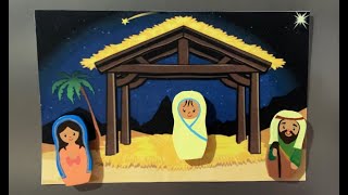 NACIMIENTO NAVIDEÑO de PAPEL  Ideas Creativas 🎄💫 [upl. by Hays]