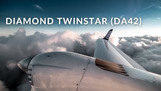 Diamond Twinstar DA42 Multi Engine Training Aircraft [upl. by Nollad552]