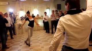 GEORGIANS dance great at Georgian wedding in Tbilisi Georgia [upl. by Darcy]