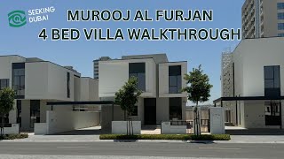 Murooj Al Furjan 4 Bedroom Small Villa  Handover soon [upl. by Viscardi655]