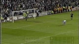 Birmingham City v Watford 1999 Division 1 playoff semifinal penalty shootout [upl. by Ahsiat901]