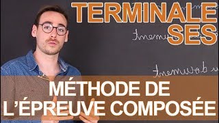 Méthode de lépreuve composée au bac  SES  Terminale  Les Bons Profs [upl. by Garibull]